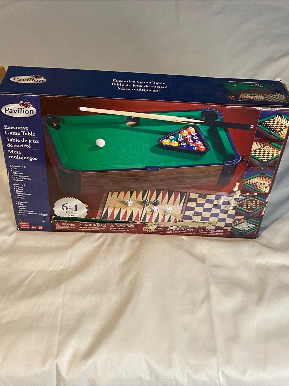 Executive Game Table 6 In 1 Game Table for Adults and Teens By Pavilion New